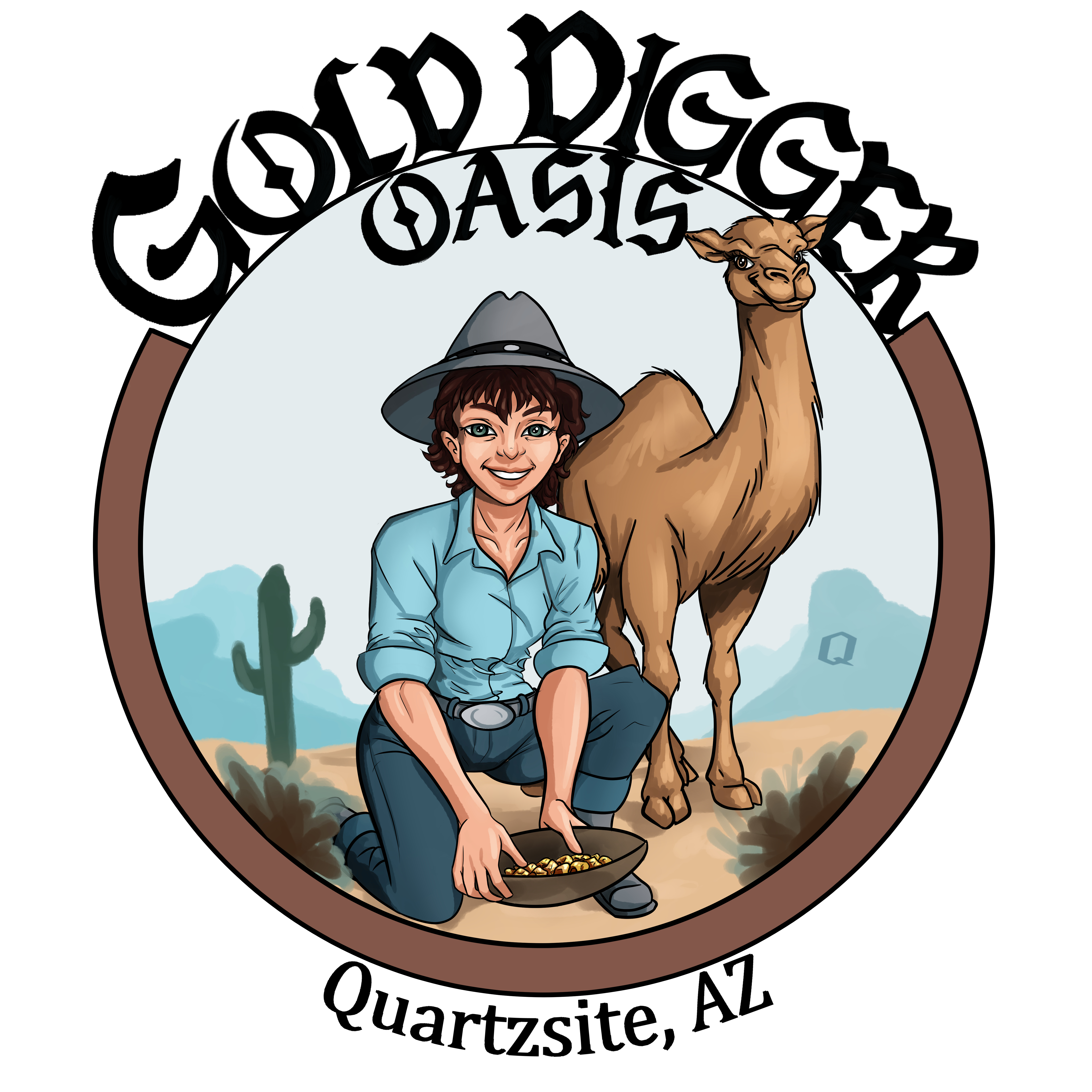 Gold Digger Oasis Logo